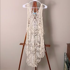 Crochet duster/kimono